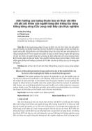 Ảnh hưởng của lượng thuốc bảo vệ thực vật đến chi phí sức khỏe của người nông dân trồng lúa vùng đồng bằng sông Cửu Long: Một tiếp cận thực nghiệm