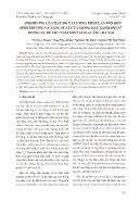 Ảnh hưởng của mật độ và lượng phân lân bón đến sinh trưởng và năng suất của giống đậu xanh ĐXVN7 trong vụ hè thu năm 2018 tại Gia Lâm – Hà Nội