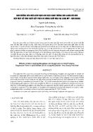 Ảnh hưởng của mức bón đạm cho đậu xanh trồng xen canh với mía đến một số tính chất đất phèn và năng suất mía tại long Mỹ - Hậu Giang