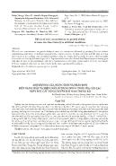 Ảnh hưởng của nước tưới và phân bón đến năng suất và hiệu suất sử dụng nước tưới của cây lạc trên đất cát vùng duyên hải Nam Trung Bộ