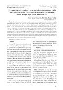 Ảnh hưởng của phân ủ Compost tới sinh trưởng, phát triển và năng suất của giống khoai mán tại xã Đông Sang, huyện Mộc Châu, tỉnh Sơn La