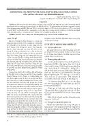 Ảnh hưởng của thời vụ tới năng suất và khả năng nhân giống của giống sắn Km7 tại tỉnh Bình Định