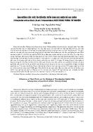 Ảnh hưởng của thức ăn đến đặc điểm sinh học nhện đỏ hai chấm tetranychus urticae koch (Acari: Tetranychidae) nuôi trong phòng thí nghiệm