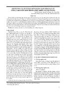 Ảnh hưởng của xử lý hạt giống bằng nano kim loại sắt, đồng, coban đến sinh trưởng phát triển của đậu tương