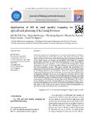 Application of gis in land quality mapping for agricultural planning of Ha Giang province