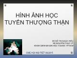 Bài giảng Hình ảnh học tuyến thượng thận