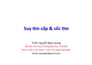 Bài giảng Suy tim cấp và sốc tim