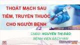 Bài giảng Thoát mạch sau tiêm, truyền thuốc cho người bệnh