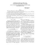 Bệnh hại cây hoa lan, hồng, cúc tại vùng Hà Nội và phụ cận năm 2005