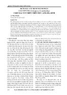 Bước đầu xác định thành phần loài xén tóc (Coleoptera: Cerambycidae) ở khu bảo tồn thiên nhiên Phu Canh, Hòa Bình