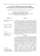 Các yếu tố tác động đến việc lựa chọn công nghệ tưới nhỏ giọt của các hộ nông dân trồng nho ở Ninh Thuận