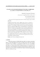 Cây chủ của sâu non bướm phượng (papilio spp) và thiên địch của chúng ở thành phố Huế và vùng phụ cận