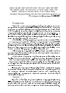Chuẩn bị cho Việt Nam sẵn sàng với luật chơi mới trên thị trường quốc tế: sản xuất và xuất khẩu nông sản không liên quan tới phá rừng và suy thoái rừng