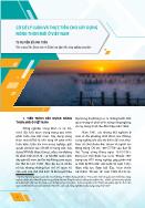 Cơ sở lý luận và thực tiễn cho xây dựng nông thôn mới ở Việt Nam