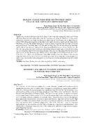 Đa dạng và khả năng sinh trưởng phát triển của các mẫu giống dưa thơm nhập nội