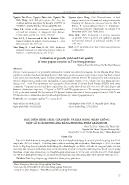 Đặc điểm hình thái, giải phẫu và khả năng nhân giống một số loài đinh lăng bằng phương pháp giâm hom