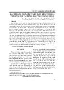 Đặc điểm lâm sàng, yếu tố liên quan bệnh trứng cá thông thường tại một số bệnh viện khu vực Hà Nội