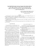 Đặc điểm phát sinh, gây hại và khả năng phòng chống 2 loài nhện nhỏ hại cam quýt ở vùng đồi Hoà Bình