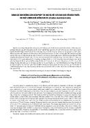 Đánh giá ảnh hưởng của biện pháp tỉa quả và vật liệu bao quả tới kích thước và chất lượng quả giống táo 05 (ziziphus mauritiana lamk)