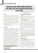 Đánh giá đặc điểm nông sinh học của một số loài đỗ quyên bản địa tại Hà Nội