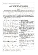 Đánh giá đặc điểm nông sinh học nguồn gen cam Tây Giang tại Quảng Nam