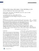 Đánh giá hàm lượng anthocyanins và hoạt tính kháng oxi hóa của cao chiết từ các loại rau củ, quả và hoa