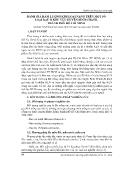 Đánh giá hàm lượng kim loại nặng trên một số loại rau ở khu vực huyện Bình Chánh, thành phố Hồ Chí Minh