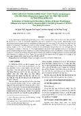 Đánh giá hiện trạng kháng hoạt chất thuốc imidacloprid của rầy nâu (nilaparvata lugens stal) tại tỉnh Tiền Giang vụ thu đông năm 2018