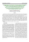 Đánh giá hiệu quả của một số loại thuốc hóa học đối với bệnh nấm hồng (corticium salmonicolor) gây hại trên cây chanh (citrus aurantifolia) tại huyện Đức Huệ, tỉnh Long An