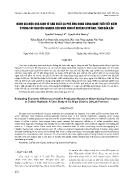 Đánh giá hiệu quả kinh tế sản xuất cà phê ứng dụng công nghệ tưới tiết kiệm ở vùng Tây Nguyên: Nghiên cứu điển hình ở huyện Cư M’Gar, tỉnh Đắk Lắk