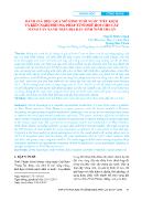 Đánh giá hiệu quả mô hình tưới nước tiết kiệm và kiến nghị phương pháp tưới phù hợp cho cây măng tây xanh trên địa bàn tỉnh Ninh Thuận