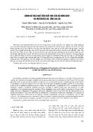 Đánh giá hiệu quả sản xuất rau của hộ nông dân tại huyện Bắc Hà, tỉnh Lào Cai