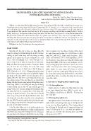 Đánh giá khả năng chịu mặn một số giống lúa mùa ở đồng bằng sông Cửu Long