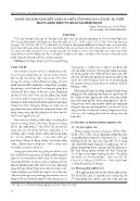 Đánh giá khả năng kết hợp của một số dòng dưa chuột tự phối trong điều kiện vụ xuân tại Bình Định