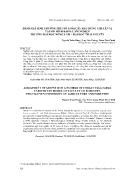 Đánh giá sinh trưởng một số loài cây rau rừng chuyển vị tại mô hình khoa lâm nghiệp trường Đại học Nông lâm – Đại học Thái Nguyên