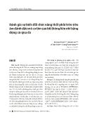 Đánh giá sự biến đổi chức năng thất phải trên siêu âm đánh dấu mô cơ tim sau bít thông liên nhĩ bằng dụng cụ qua da