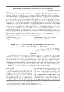 Đánh giá tác dụng của chế phẩm sinh học hồ tiêu-HTD3 trên cây hồ tiêu tại Tây Nguyên