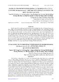 Đánh giá thành phần dinh dưỡng các bộ phận của cây lá gai xanh (boehmeria nivea L) trên địa bàn tỉnh Quảng Ngãi làm thức ăn cho vật nuôi
