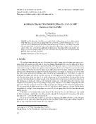 Đánh giá trạng thái dinh dưỡng của cây cà phê trồng ở Tây Nguyên