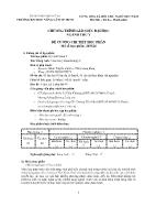 Đề cương môn Ký sinh trùng 2