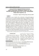 Evaluation of malnutrition status in hepatocellular carcinoma patients by the patient-generated subjective global assessment in military hospital 103