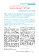 Giải pháp công trình thủy lợi nhỏ về thu trữ nước nhằm ứng phó hạn hạn cho nông nghiệp khu vực Tây Nguyên