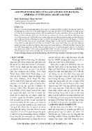 Giải pháp sinh kế bền vững gắn với bảo tồn đa dạng sinh học ở vườn quốc gia Bù Gia Mập