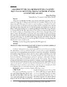 Giải pháp về việc xác định đối tượng và quyền hạn của các đối tượng trong vận hành, sử dụng cơ sở dữ liệu giá đất