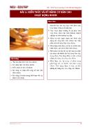 Giáo trình Kỹ năng mềm - Bài 1: Kiến thức và kỹ năng cơ bản cho hoạt động nhóm