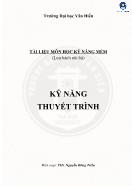 Giáo trình Kỹ năng thuyết trình