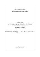 Giáo trình Mô đun Bảo vệ thực vật - Động vật hại cây trồng và nông sản