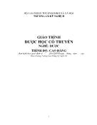 Giáo trình nghề Dược - Dược học cổ truyền