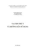 Giáo trình Vacxin thú y và hướng dẫn sử dụng