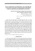 Hàm lượng Limonoid tổng và khả năng kháng oxy hóa từ dịch chiết của các loại hạt chi citrus sử dụng các dung môi khác nhau